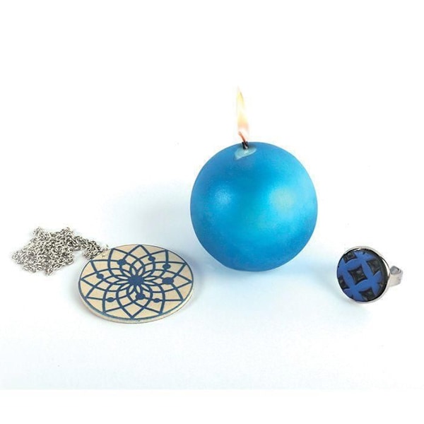 Sapphire metallinen jauhe {Färg}