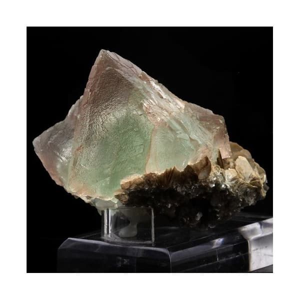Sten og mineraler. Fluorit, muskovit. 2608,5 ct. Nagar, Gilgit, Pakistan.