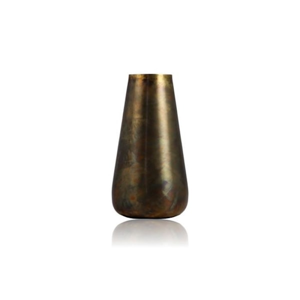 Blomvas - HSM - Siena - Guld - Brun - ø18x34 - Metall Guld