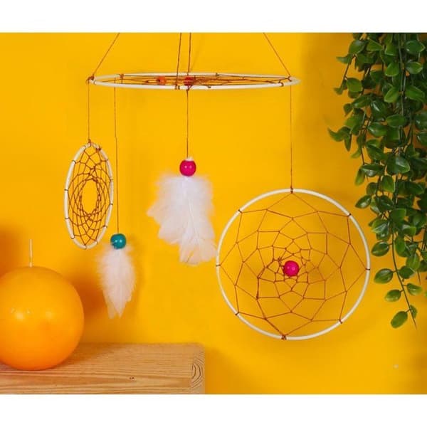 Kit til at lave en mobil - Bohemian chic drømmefanger