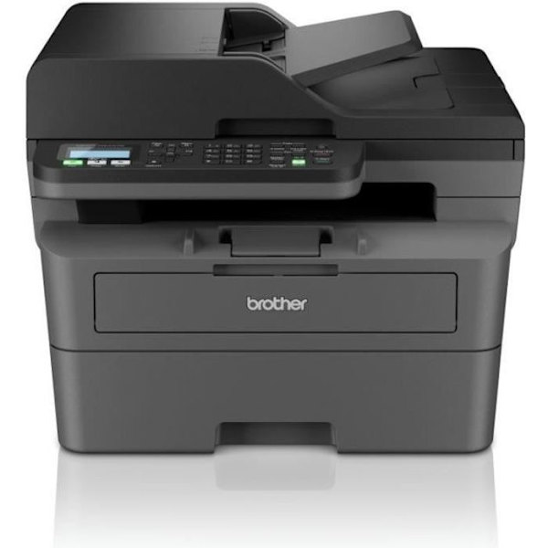 4-i-1 monokrom laser multifunktionsprinter - BROTHER - MFC-L2800DW - Ethernet og Wifi Sort