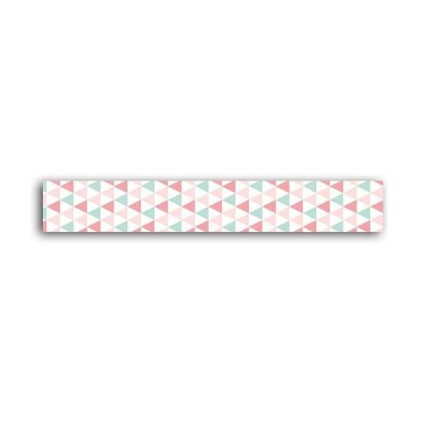 Masking tape grønne og lyserøde trekanter Grön