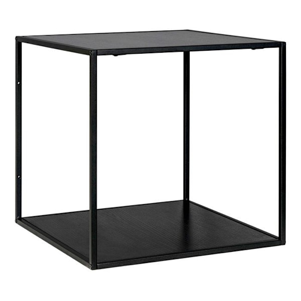 Hylde - Vita - Sort - 36x36x36 cm - Træ - Moderne svart