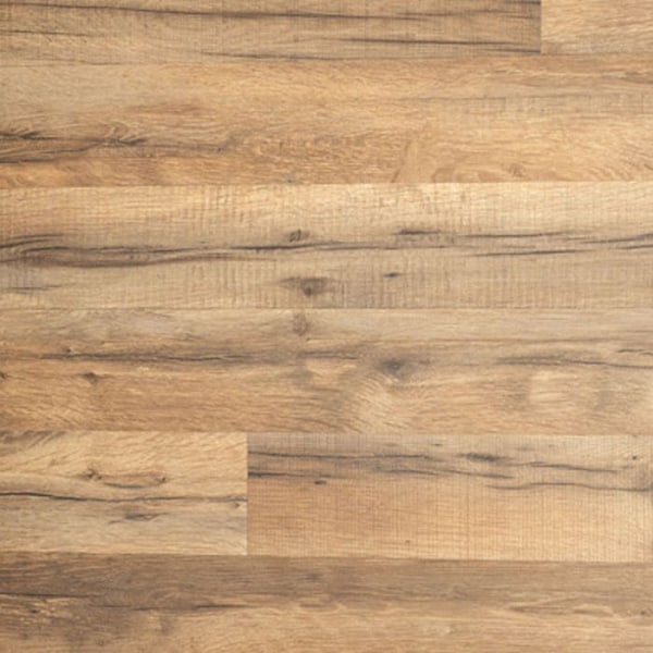 Barbord 60 x 60 cm - Rund gammel gulvmodel kastanj