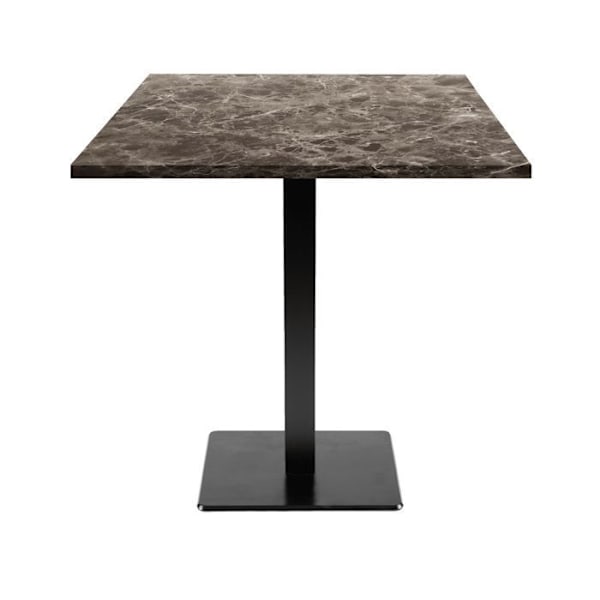 Bord 70 x 70 cm - Milan Indra marmor model Grå