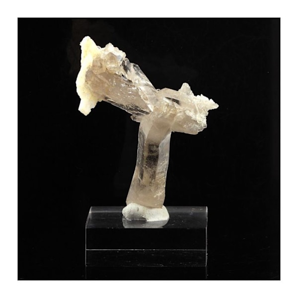 Sten og mineraler. Røgkvarts. 42,6 ct. Dome des Petites Rousses, Oz, Isère, Frankrig..
