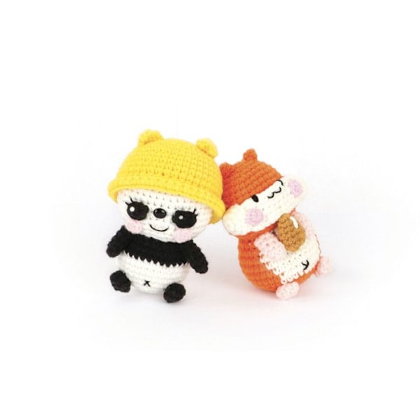Amigurumi bomuldstråd Orange Revet gulerødder Apelsin rivna morötter