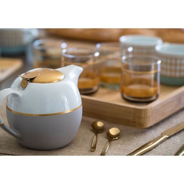 Porcelænsfarve 150 - Pébéo - Støvet taupe - 45ml - Vandbaseret farve - Emaljeagtig finish kastanj