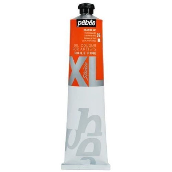 Oljeferger - Pébéo - Studio XL - Klar Orange - 200 ml - Ljusbeständighet Ljus orange