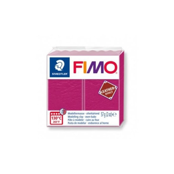 Lædereffekt Fimo Paste Violet 229 57gr Lila