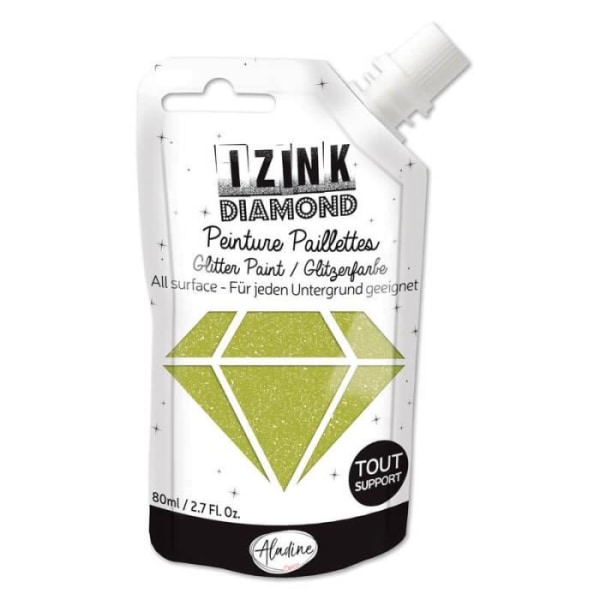 Izink Diamond Paint - Vaaleanvihreä - 80ml