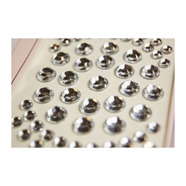 Strassikivitarrat - timantti - hopea Silver