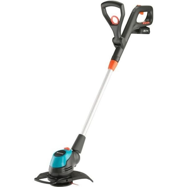GARDENA batteridriven kantskärare - EasyCut 23/18V P4A - 18V - 23 cm Svart - grå - blå