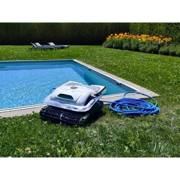 Poolrobot - Bestway - Raptor - Autonom - Vit Grå
