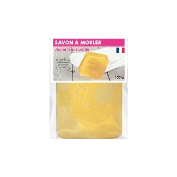 100 g läpinäkyvä keltainen saippua Flerfärgad