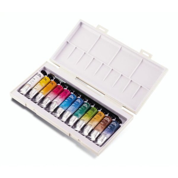 Akvarel - Sennelier - La Petite Aquarelle - 12 rør á 10 ml - Forskellige farver - Praktisk til rejser 12 färger