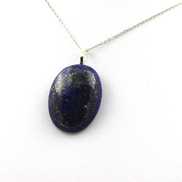 Stenar och mineraler. Lapis Lazuli Halsband. 63,47 cent. Oval form.. Blå