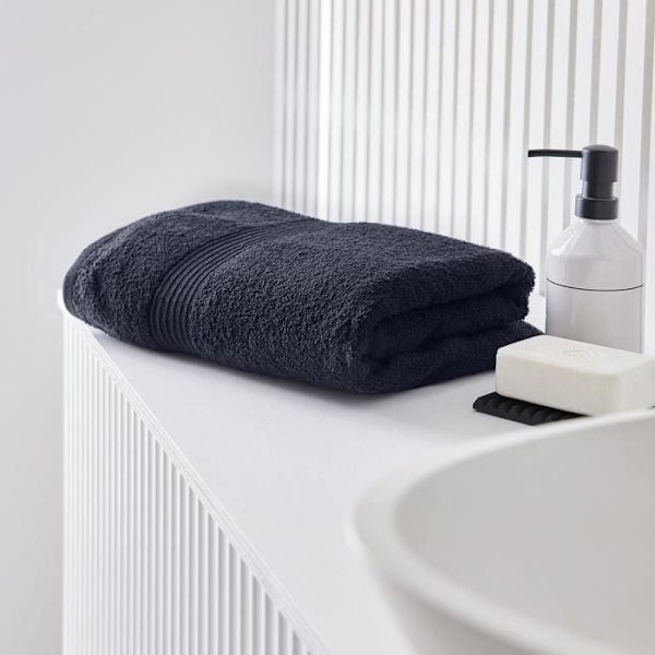 I DAG Badehåndklæde 70x130 cm 100% Bomuld - Navy Blå