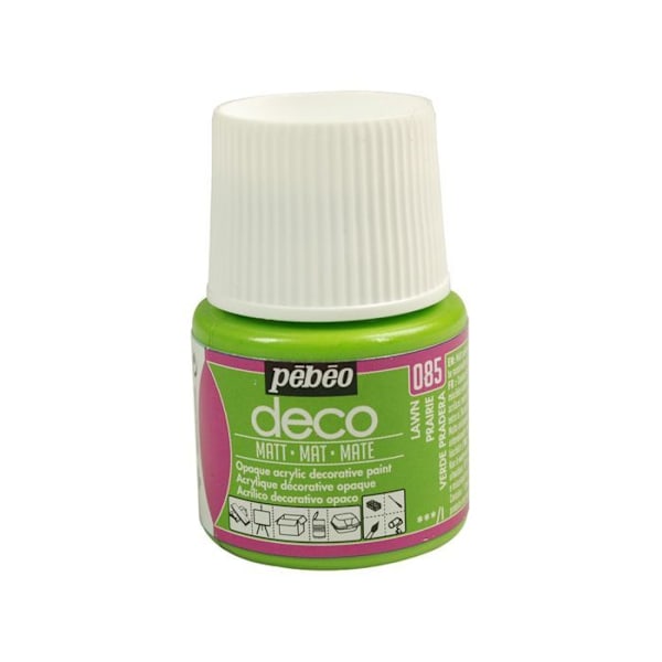 Akrylfärg - Pébéo - P.BO Déco - Prairie - 45ml - Matt finish Grön