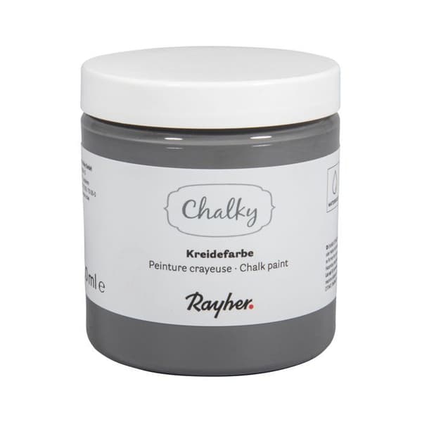 Liituväri Tummanharmaa - Chalky Finish - 230 ml Grå