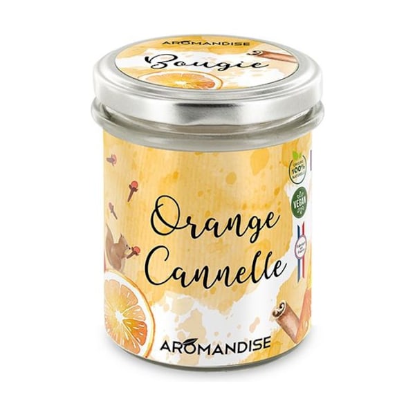 AROMANDISE - Orange Kanel Lys 1 stykk