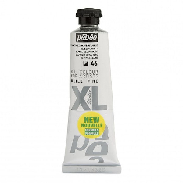 Fin olie maling XL studio - Zinkhvid (imit) - 37 ml Zinkvit