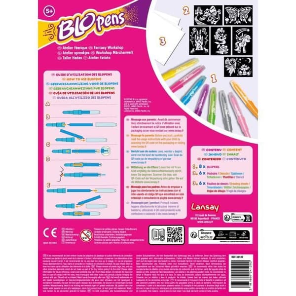 Blopens - LANSAY - Fe magic workshop - Fra 5 år FLERFÄRG