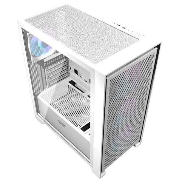 Case uden strømforsyning - DARKFLASH DRX70 MESH - Midt-tårn - ATX-format - Hvid