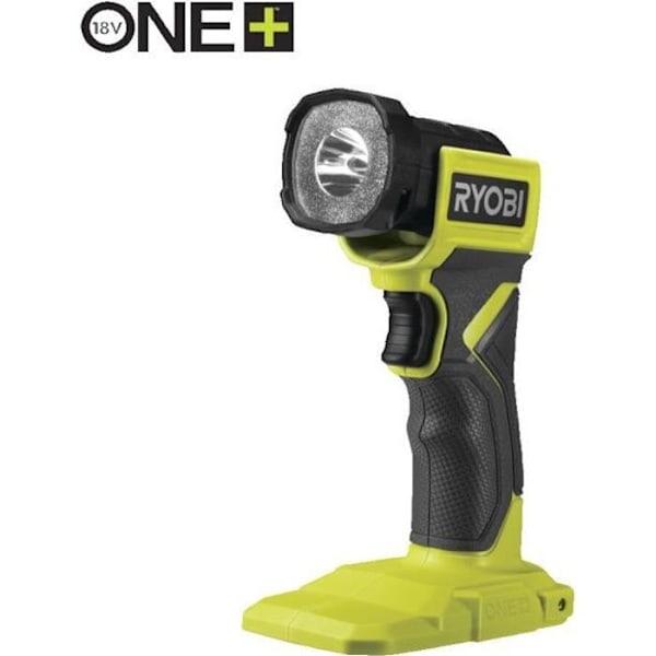 RYOBI - 18V ONE+ LED-ficklampa - justerbart huvud - 280 Lumen - RLF18-0 Grön / Träkol