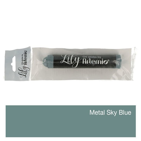 Metallisk oljefärg - himmelsblå Blå