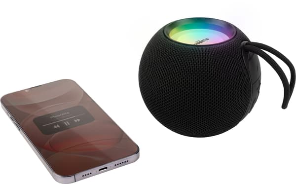 Bluetooth-højttaler med lys - BIGBEN PARTY - Sort Svart
