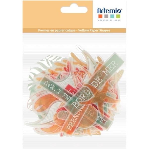 Die Cut kalke - ARTEMIO - Korall - 35 st Korall