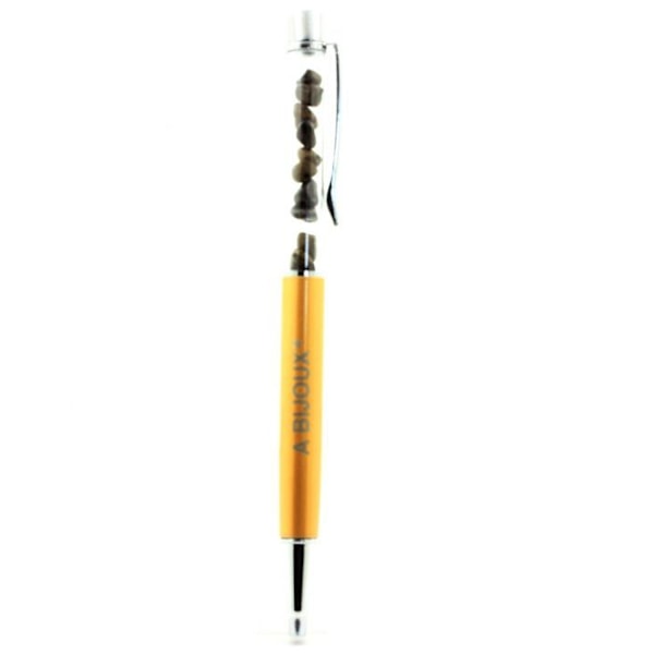Sten og mineraler. Opal Boulder mineral pen fra Australien. Farve Gylden gul. guldgul