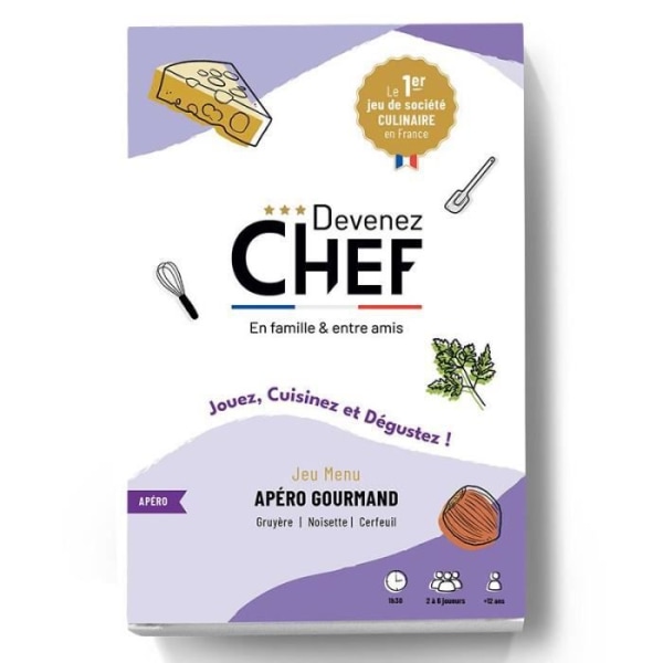 Bli kock - Kulinariskt brädspel - Gourmetaperitifmeny