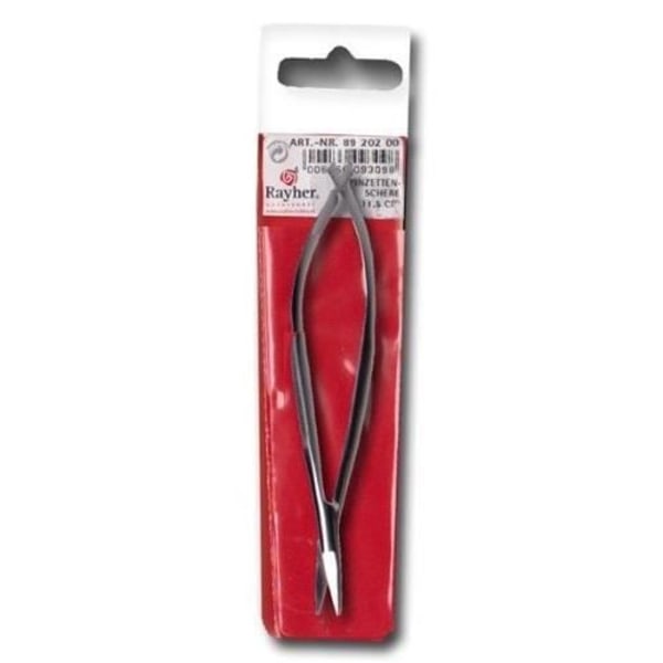 Rayher pincet-saks til scrapbooking og broderi - Præcisionsbuede saks 11,5 cm