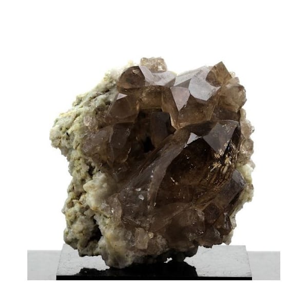 Stenar och mineraler. Rökkvarts. 577,0 cent. Mont-Blanc-massivet, Haute-Savoie, Frankrike.