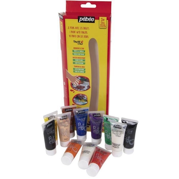 12 vesipohjaista guassia - Päävärit - 12 x 20 ml Flerfärgad