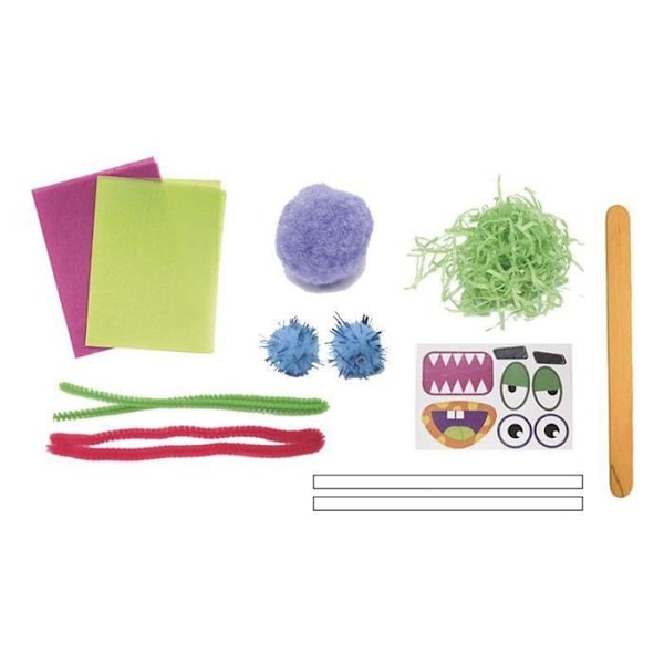 Recycling creative kit - Små monster Flerfärgad