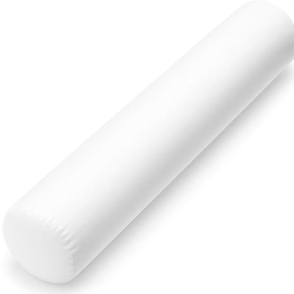 Traversins - PROMO LINGE - Polyester - 90 x 21 cm - Vit Vit
