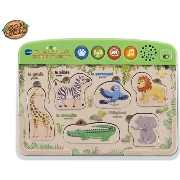 Interaktivt trælegetøj - VTECH - My First Animal Puzzle - FSC®