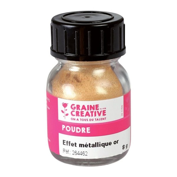 Puder med metallisk effekt Guld Guld