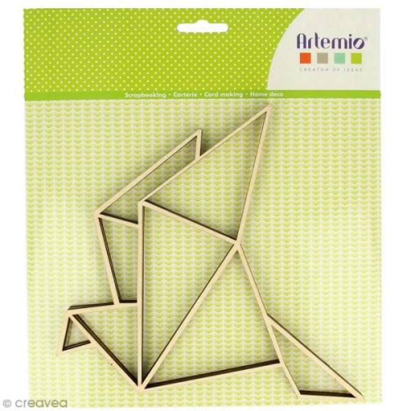 Träform att dekorera - Origami cocotte - 20 x 20 cm - 2 st