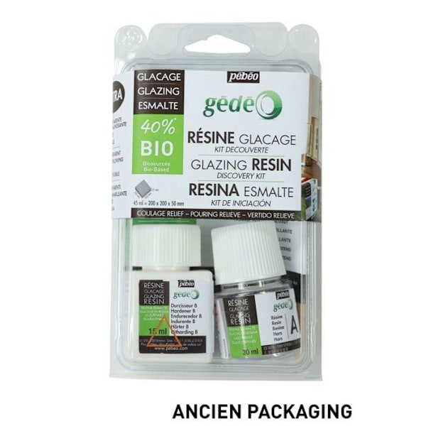Organic Glazing Resin Kit - 45 ml Transparent