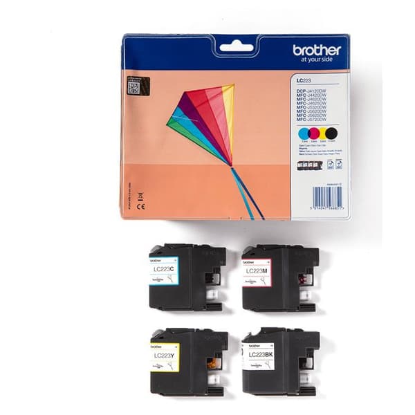 Cartouches BROTHER LC-223 Multipack