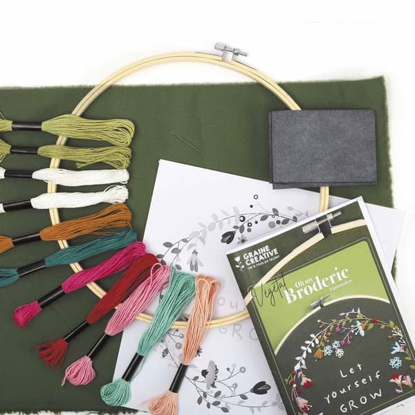 Kit til dekorativ plantebroderi Grön