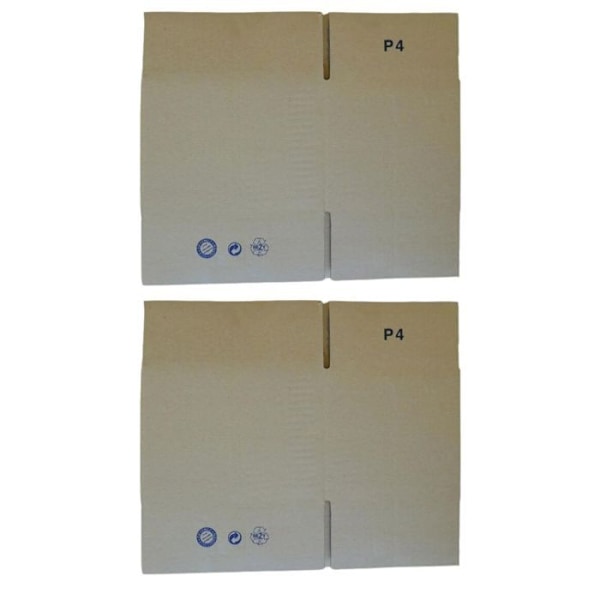 2 pientä pakkalaatikkoa 16 x 12 x 11 cm kastanj