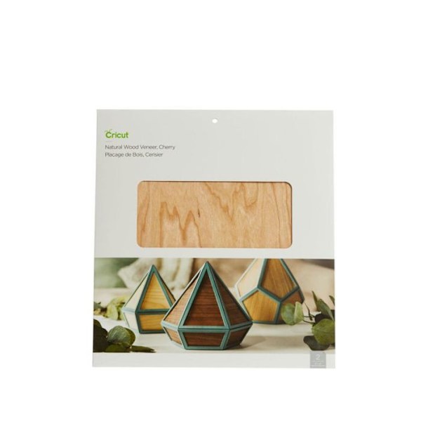 Träark - Cricut - 2007067 - 2 ark - Körsbärsträ - 30,5 x 30,5 cm kastanj