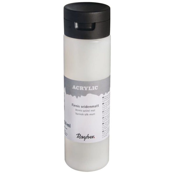 Rayher-harrasteen maalauspeli - 38930000 - Rayher satiinishin akryylimaali, suojaava, pullo 250ml kirkas