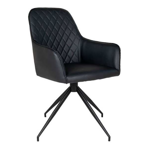House Nordic Ava Swivel Matstol Svart Svart