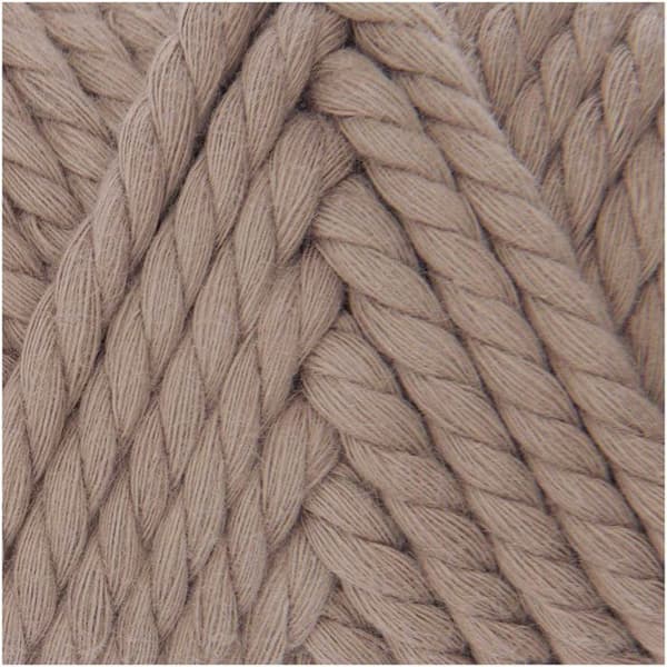 Kugle af bomuldsreb 25 m - Taupe brun